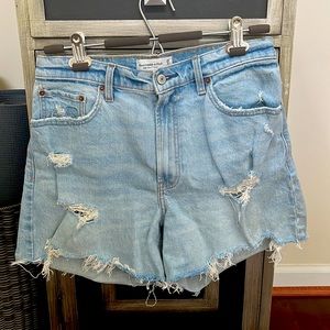 Abercrombie & Fitch Curve Love High Rise 4” shorts